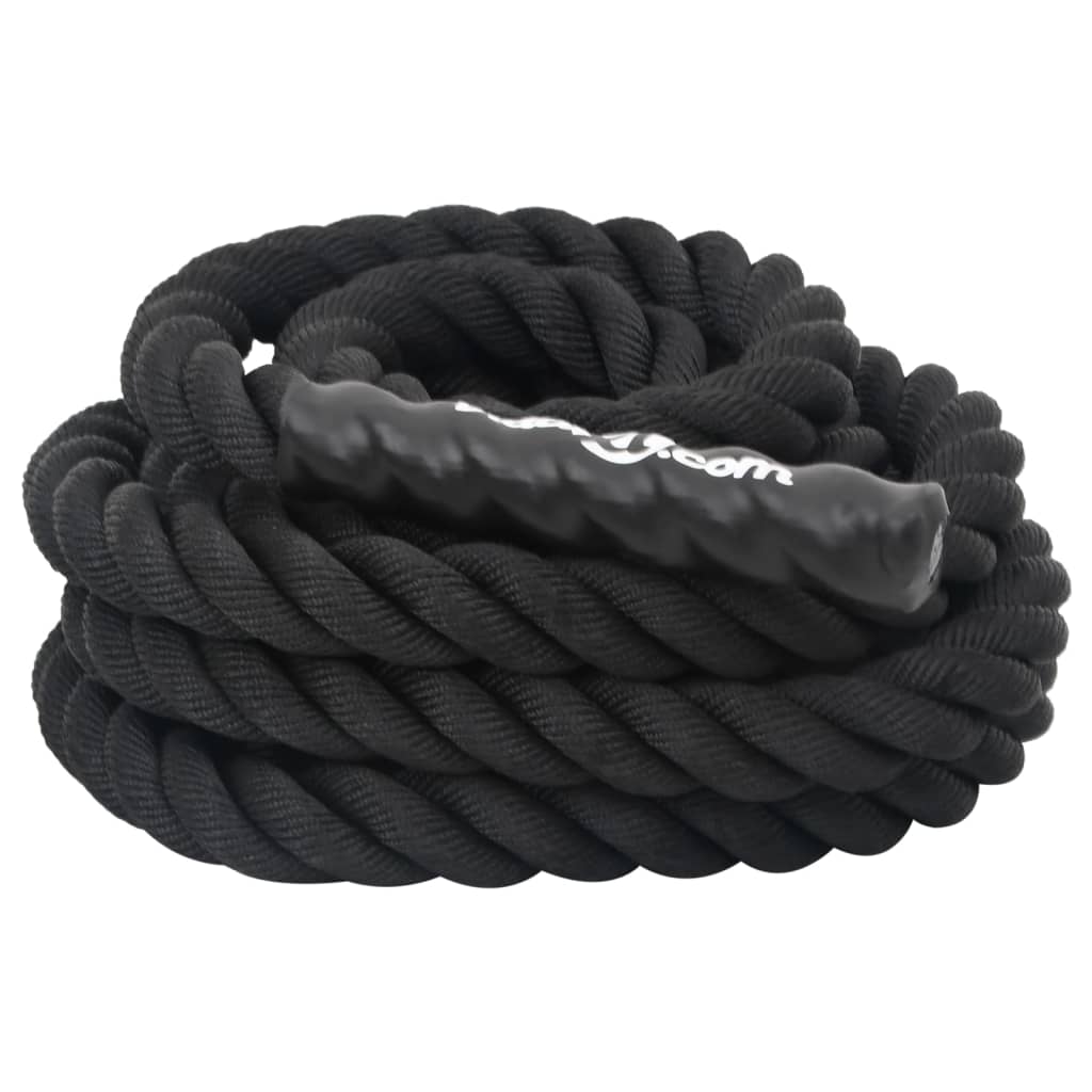 Borbeno uže crno 6 m 4,5 kg poliester