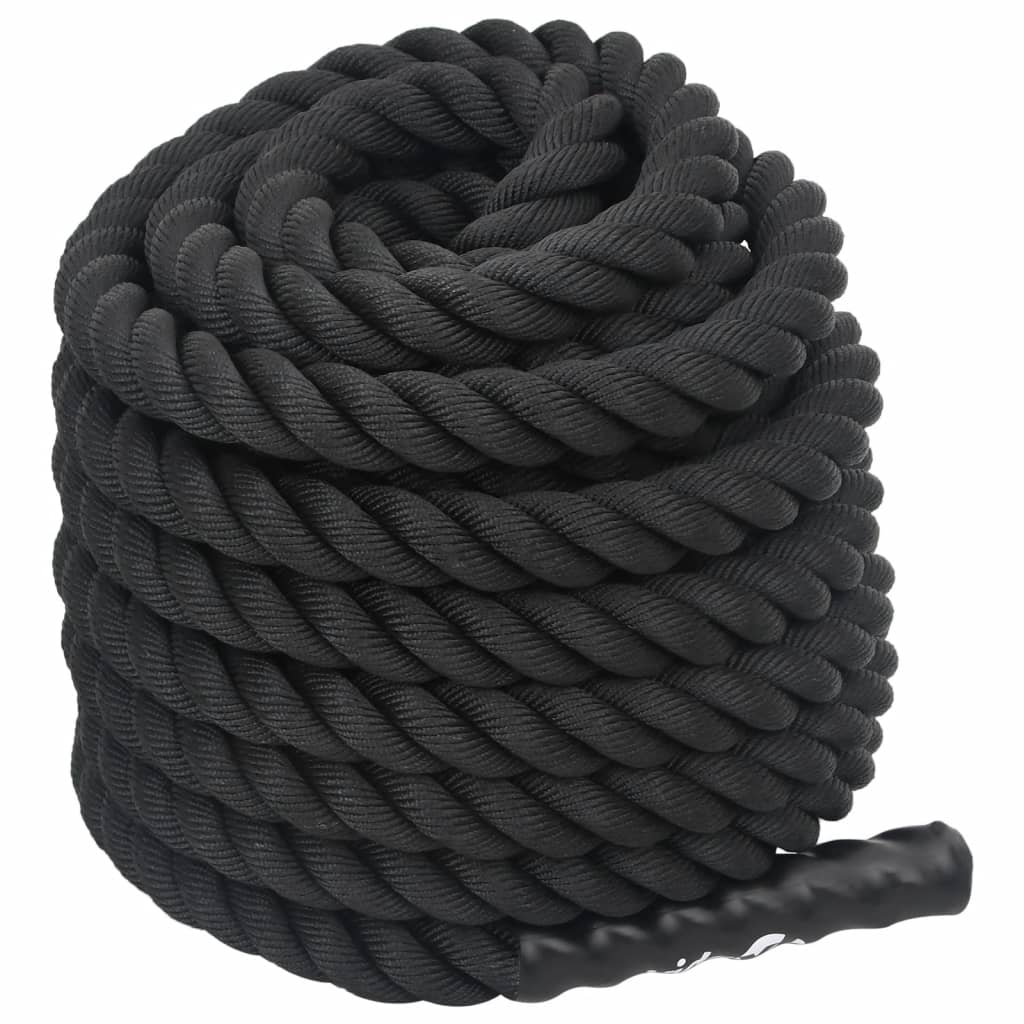 Borbeno uže crno 12 m 9 kg poliester