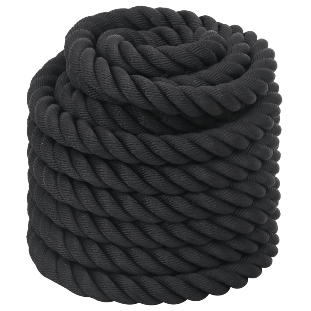 Borbeno uže crno 15 m 11 kg poliester