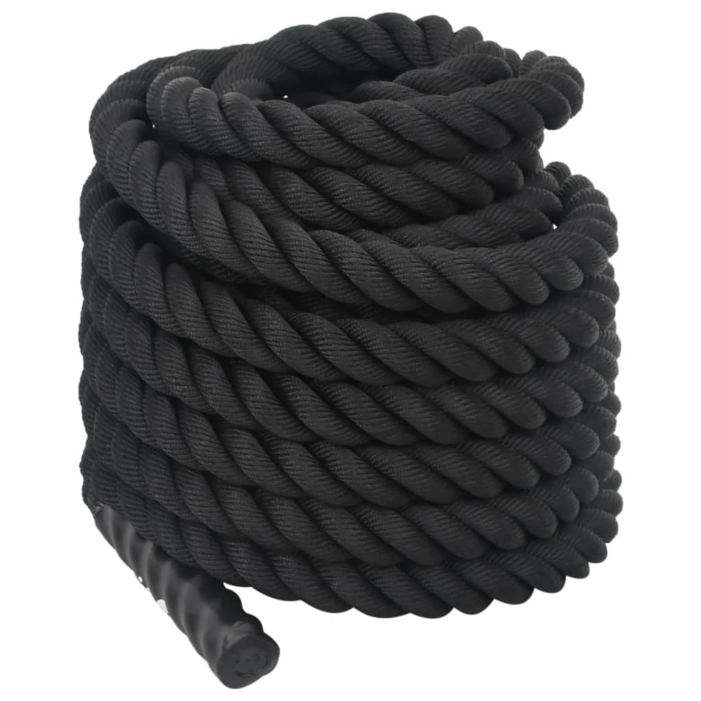 Borbeno uže crno 15 m 11 kg poliester