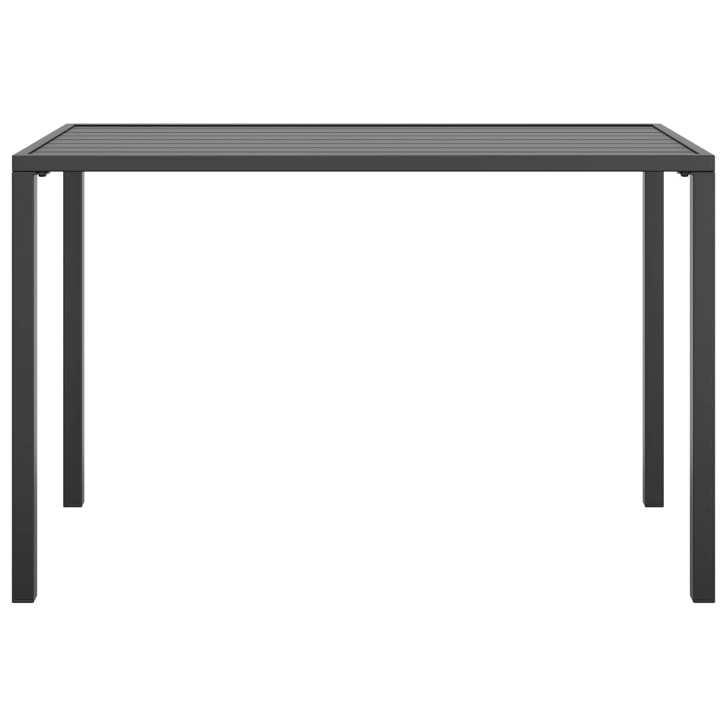 Vrtni blagovaonski stol antracit 110 x 54 x 70 cm čelični