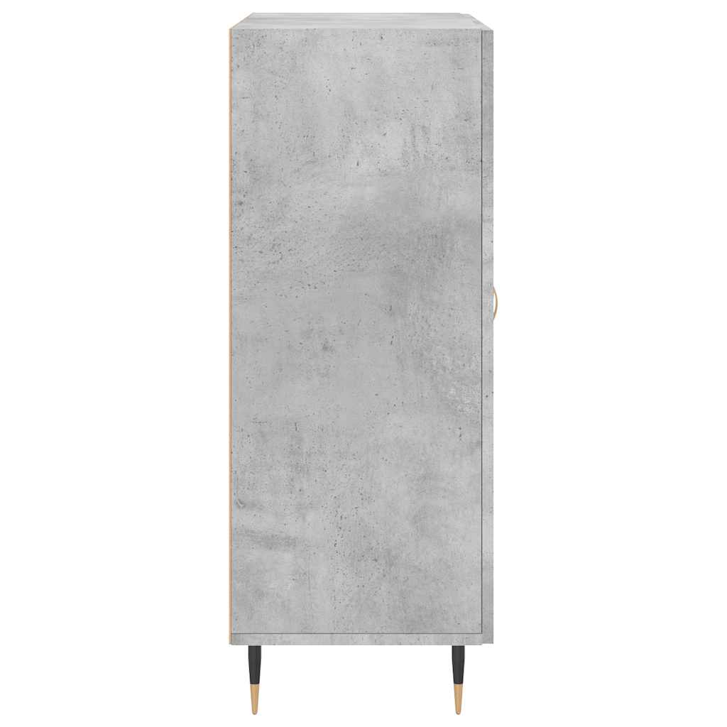 Komoda siva boja betona 69,5x34x90 cm od konstruiranog drva