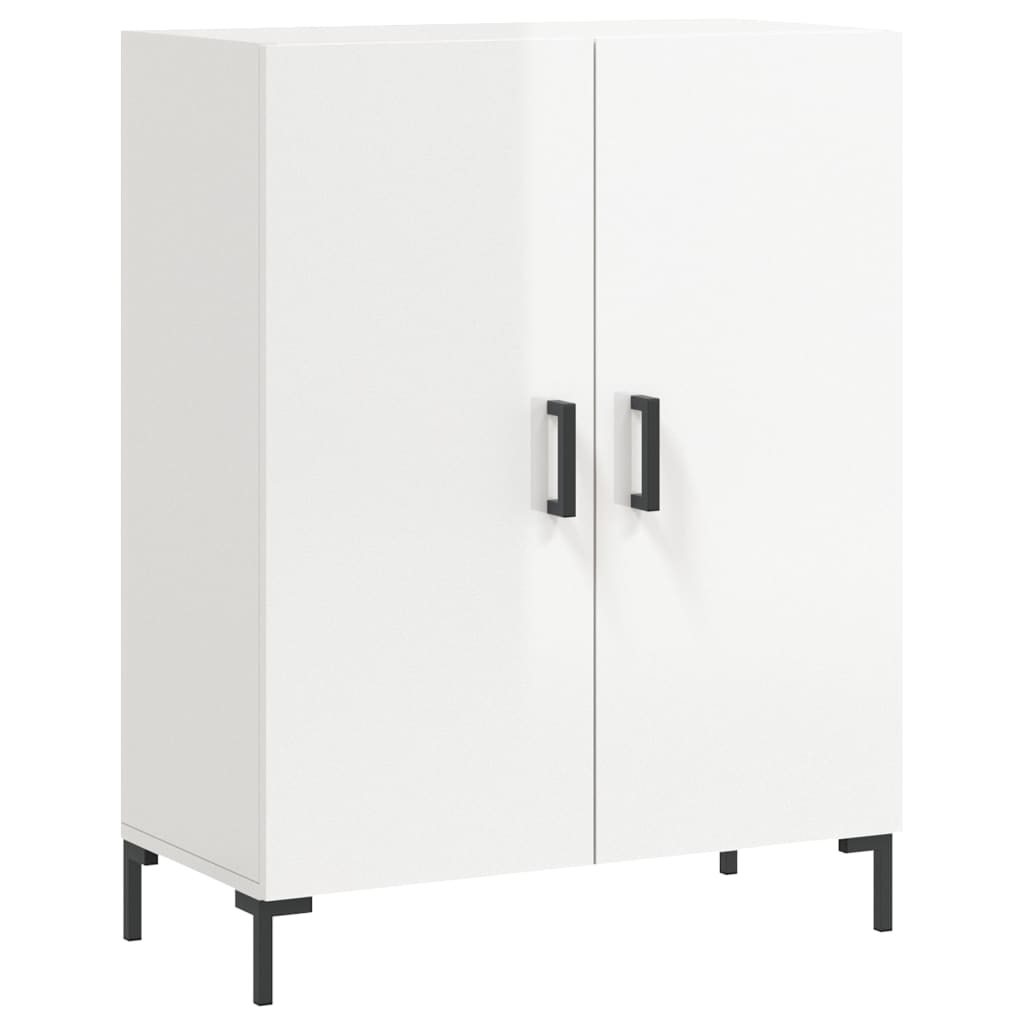 Komoda sjajna bijela 69,5x34x90 cm od konstruiranog drva