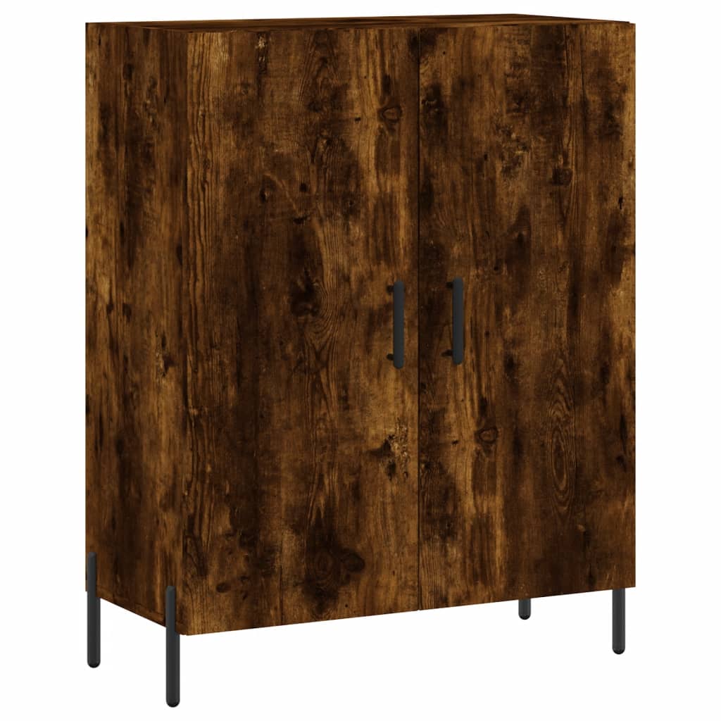 Komoda boja dimljenog hrasta 69,5x34x90 cm konstruirano drvo
