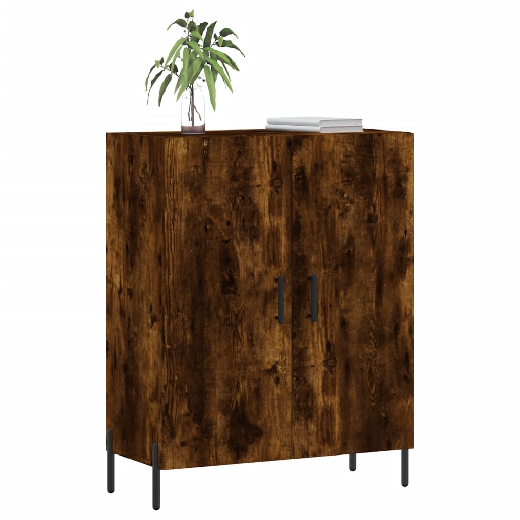 Komoda boja dimljenog hrasta 69,5x34x90 cm konstruirano drvo