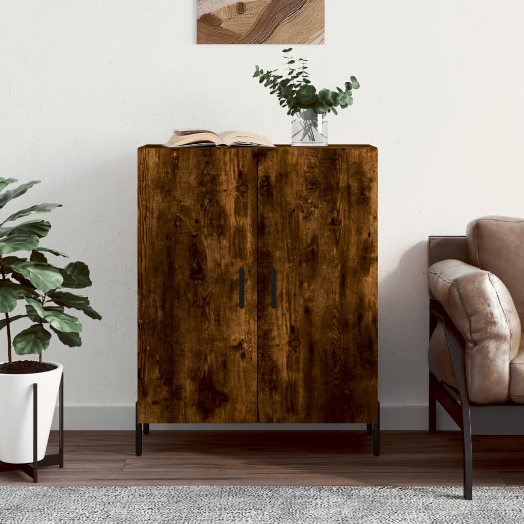 Komoda boja dimljenog hrasta 69,5x34x90 cm konstruirano drvo