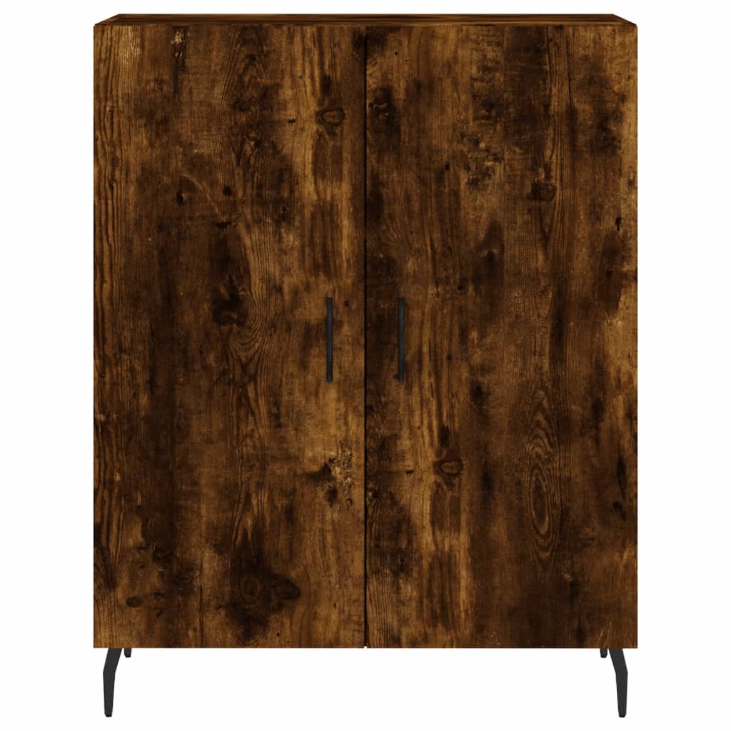Komoda boja dimljenog hrasta 69,5x34x90 cm konstruirano drvo