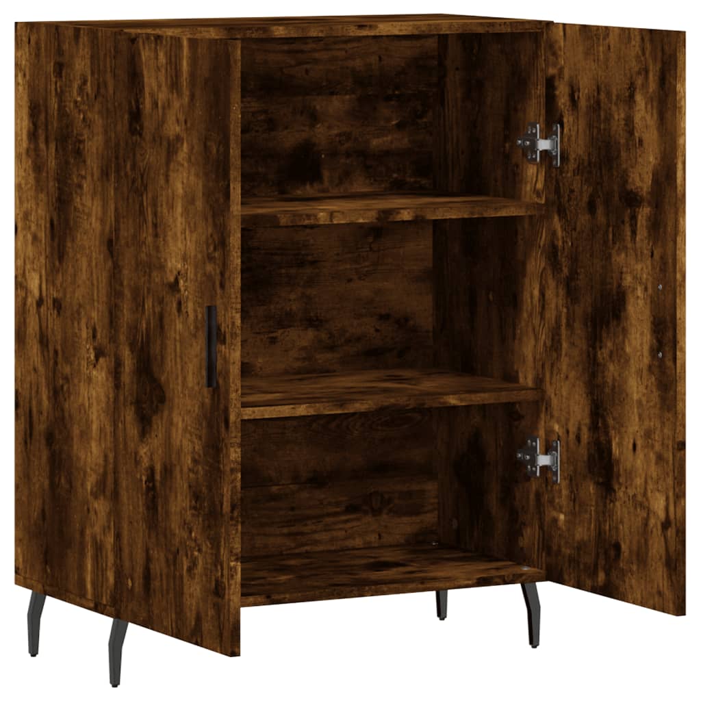 Komoda boja dimljenog hrasta 69,5x34x90 cm konstruirano drvo