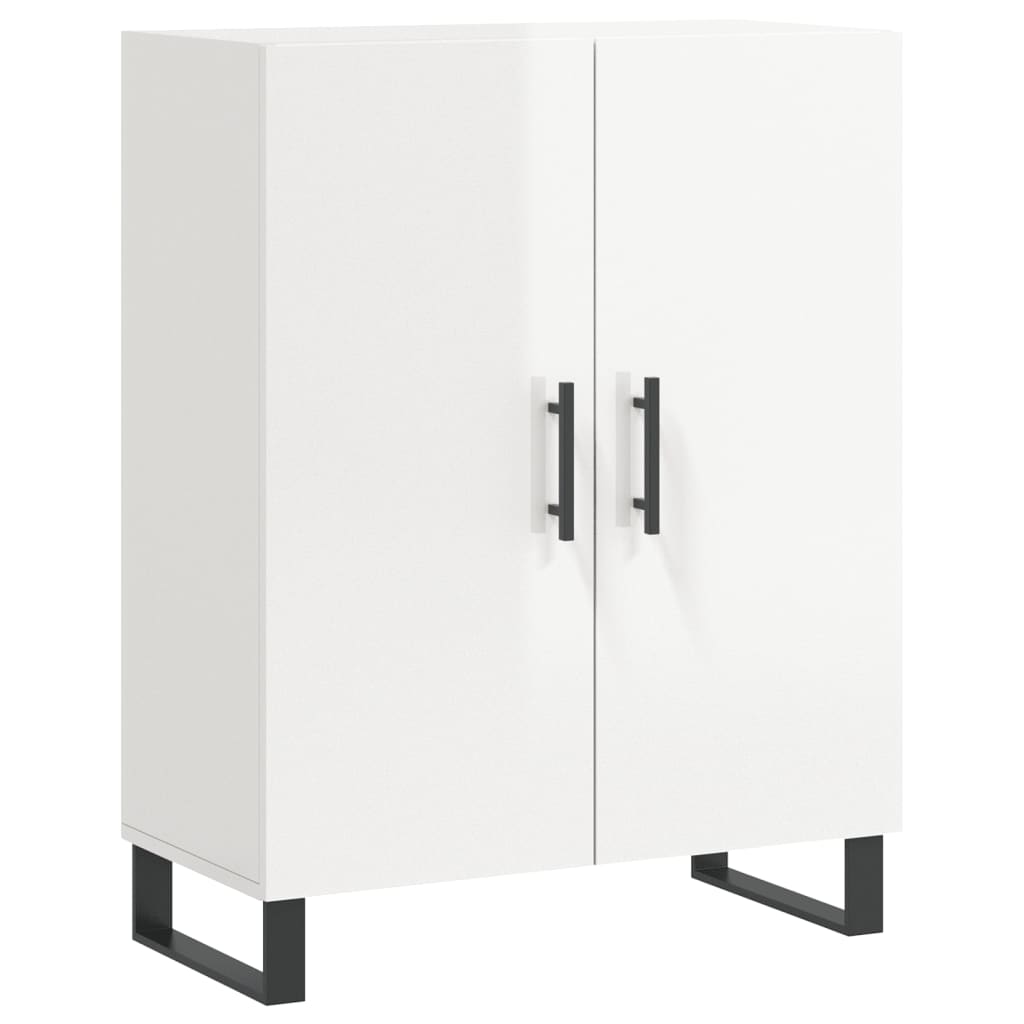 Komoda sjajna bijela 69,5x34x90 cm od konstruiranog drva