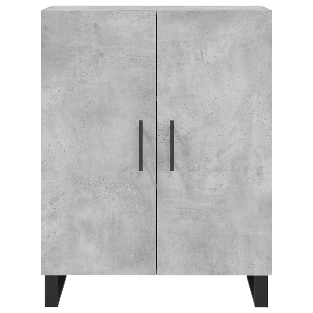 Komoda siva boja betona 69,5x34x90 cm od konstruiranog drva