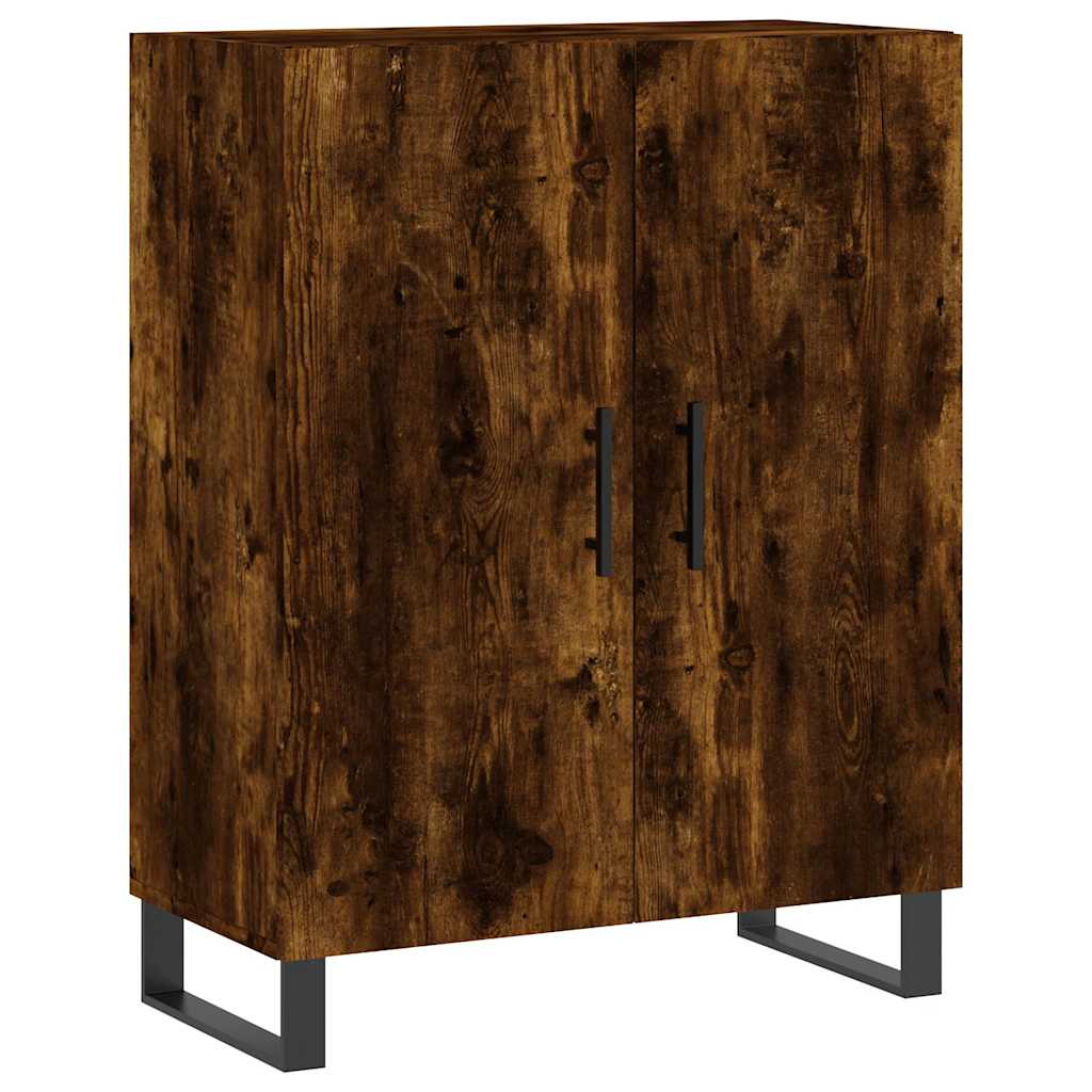 Komoda boja dimljenog hrasta 69,5x34x90 cm konstruirano drvo