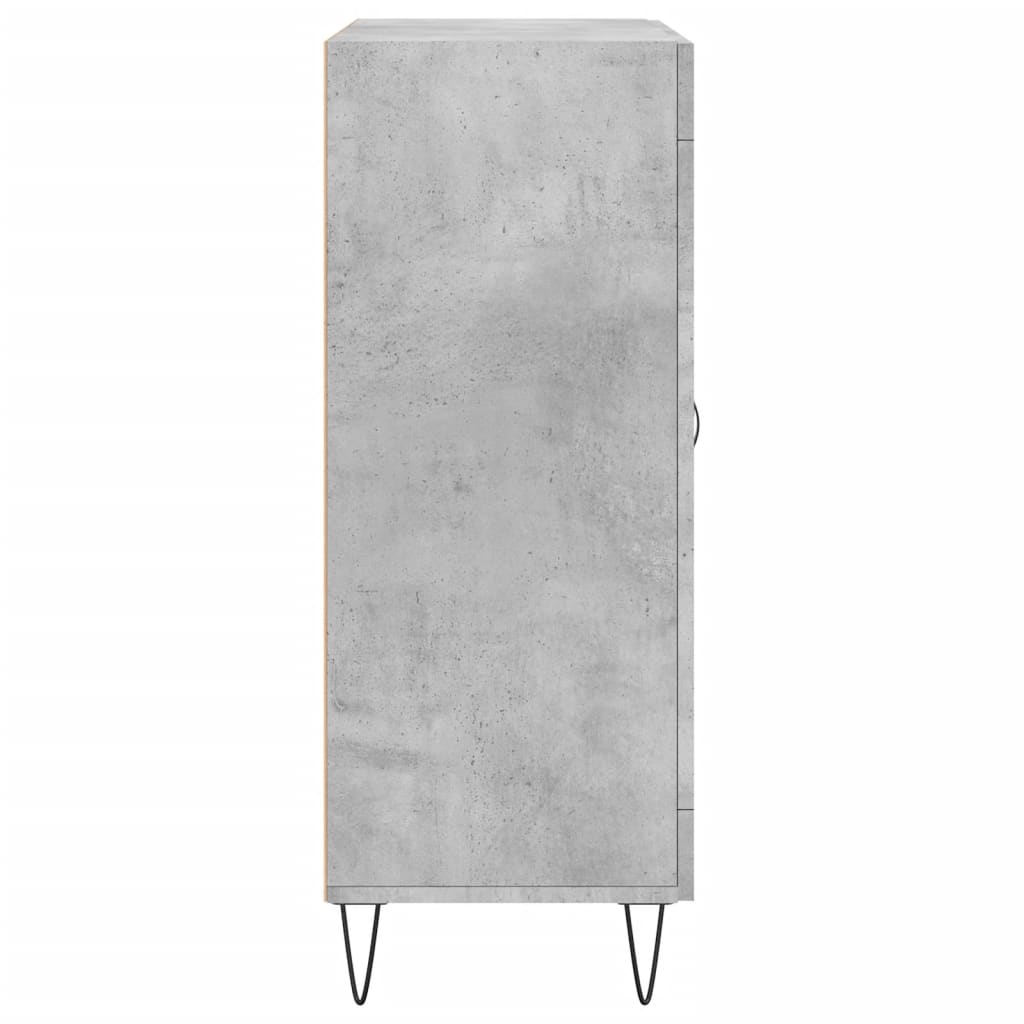 Komoda siva boja betona 69,5x34x90 cm od konstruiranog drva