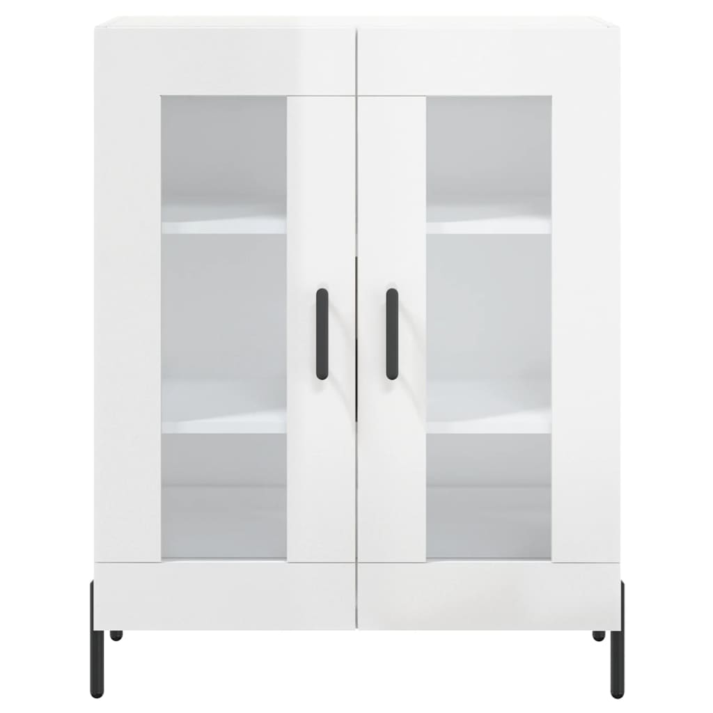 Komoda sjajna bijela 69,5x34x90 cm od konstruiranog drva
