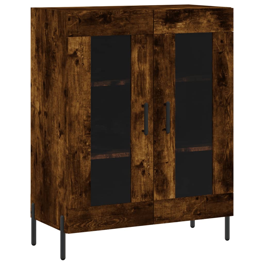 Komoda boja dimljenog hrasta 69,5x34x90 cm konstruirano drvo