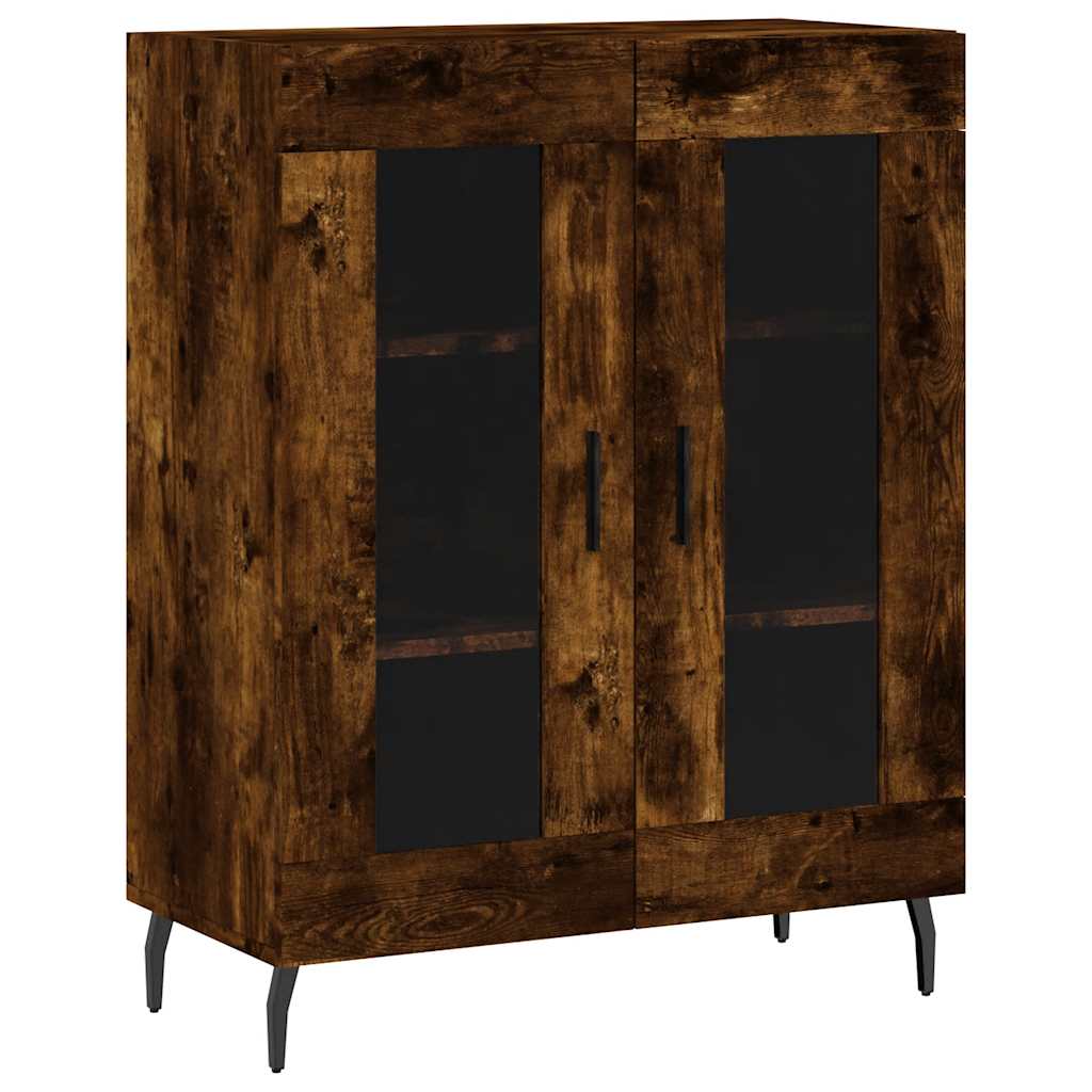 Komoda boja dimljenog hrasta 69,5x34x90 cm konstruirano drvo
