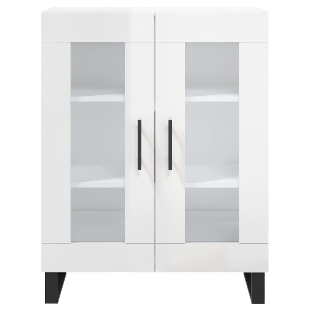 Komoda sjajna bijela 69,5x34x90 cm od konstruiranog drva