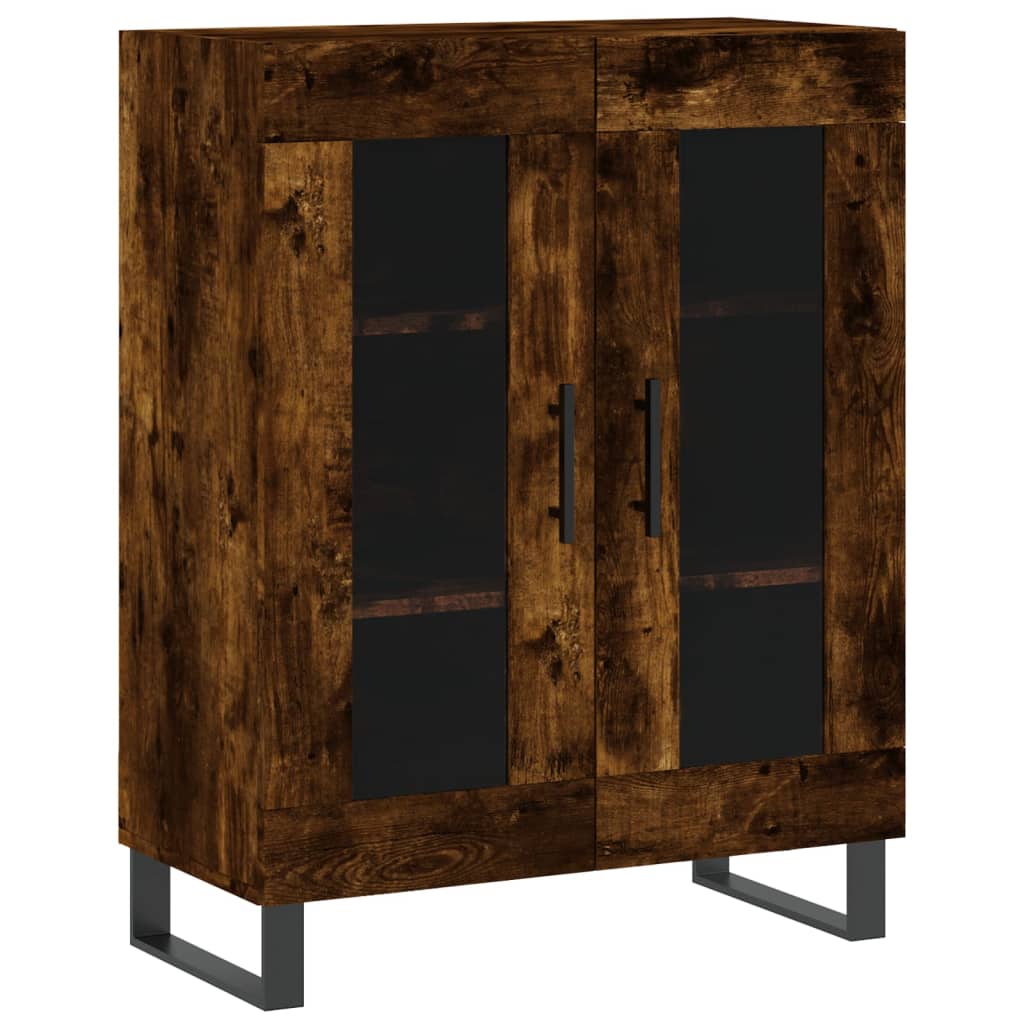 Komoda boja dimljenog hrasta 69,5x34x90 cm konstruirano drvo