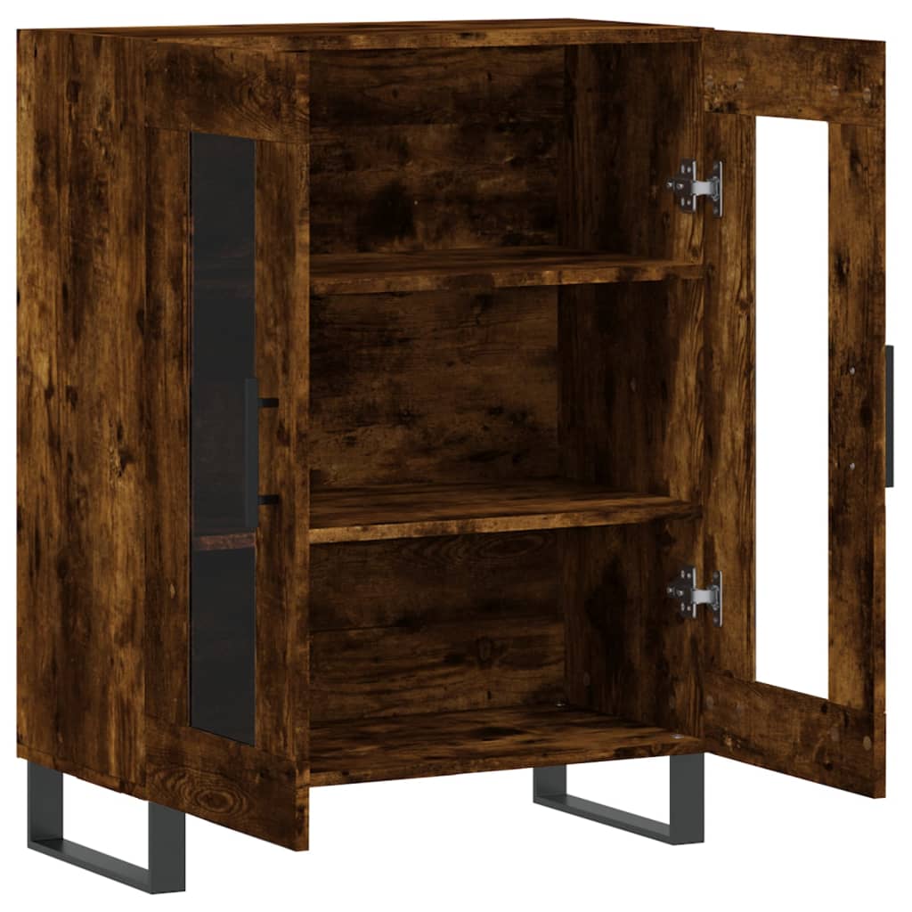 Komoda boja dimljenog hrasta 69,5x34x90 cm konstruirano drvo