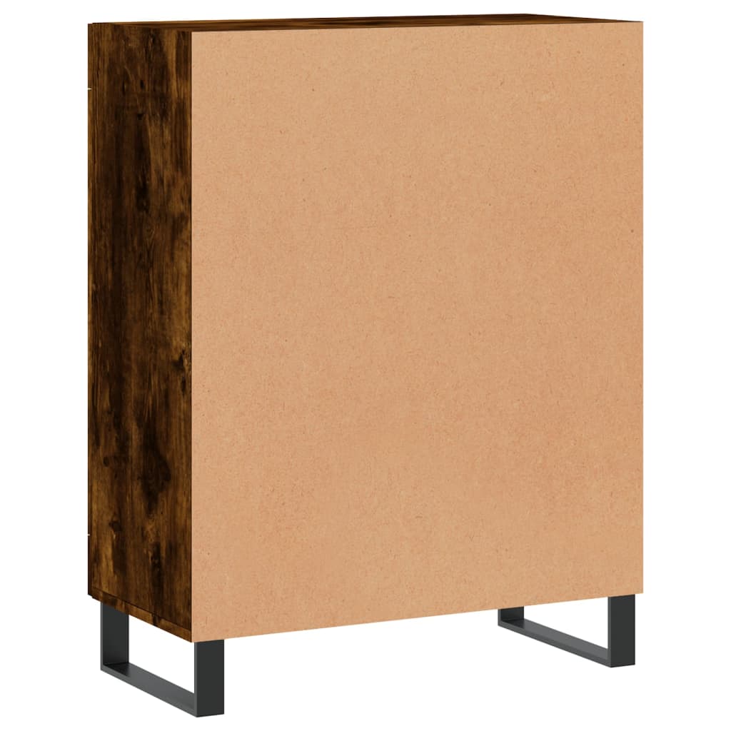 Komoda boja dimljenog hrasta 69,5x34x90 cm konstruirano drvo
