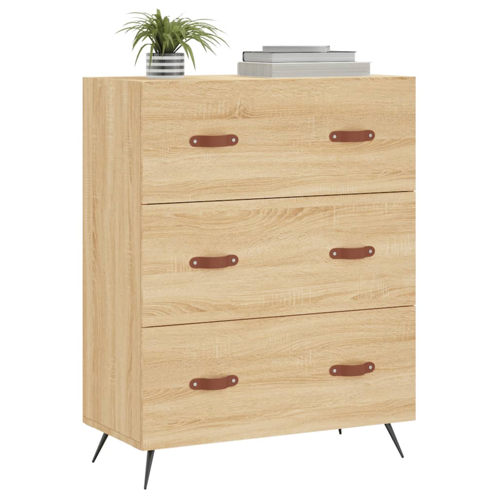Komoda boja hrasta sonome 69,5 x 34 x 90 cm konstruirano drvo