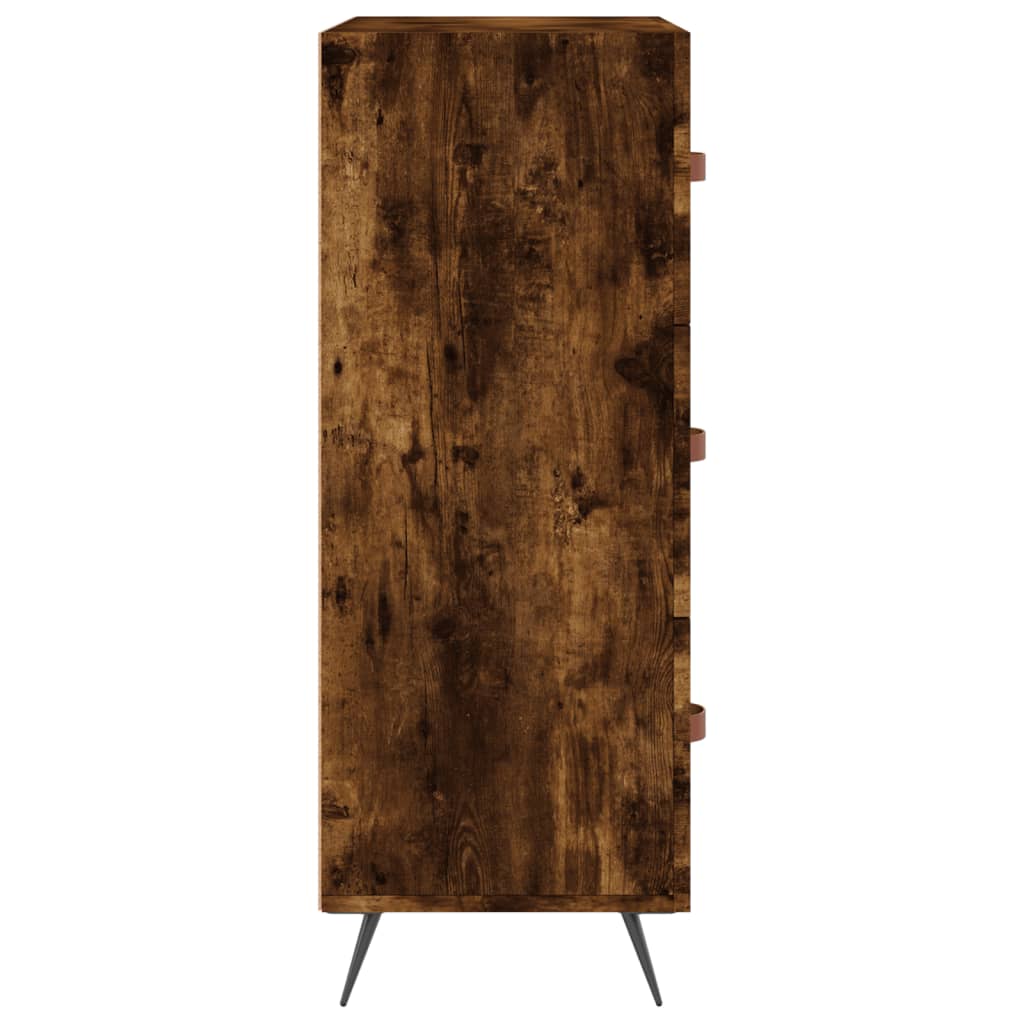 Komoda boja dimljenog hrasta 69,5x34x90 cm konstruirano drvo