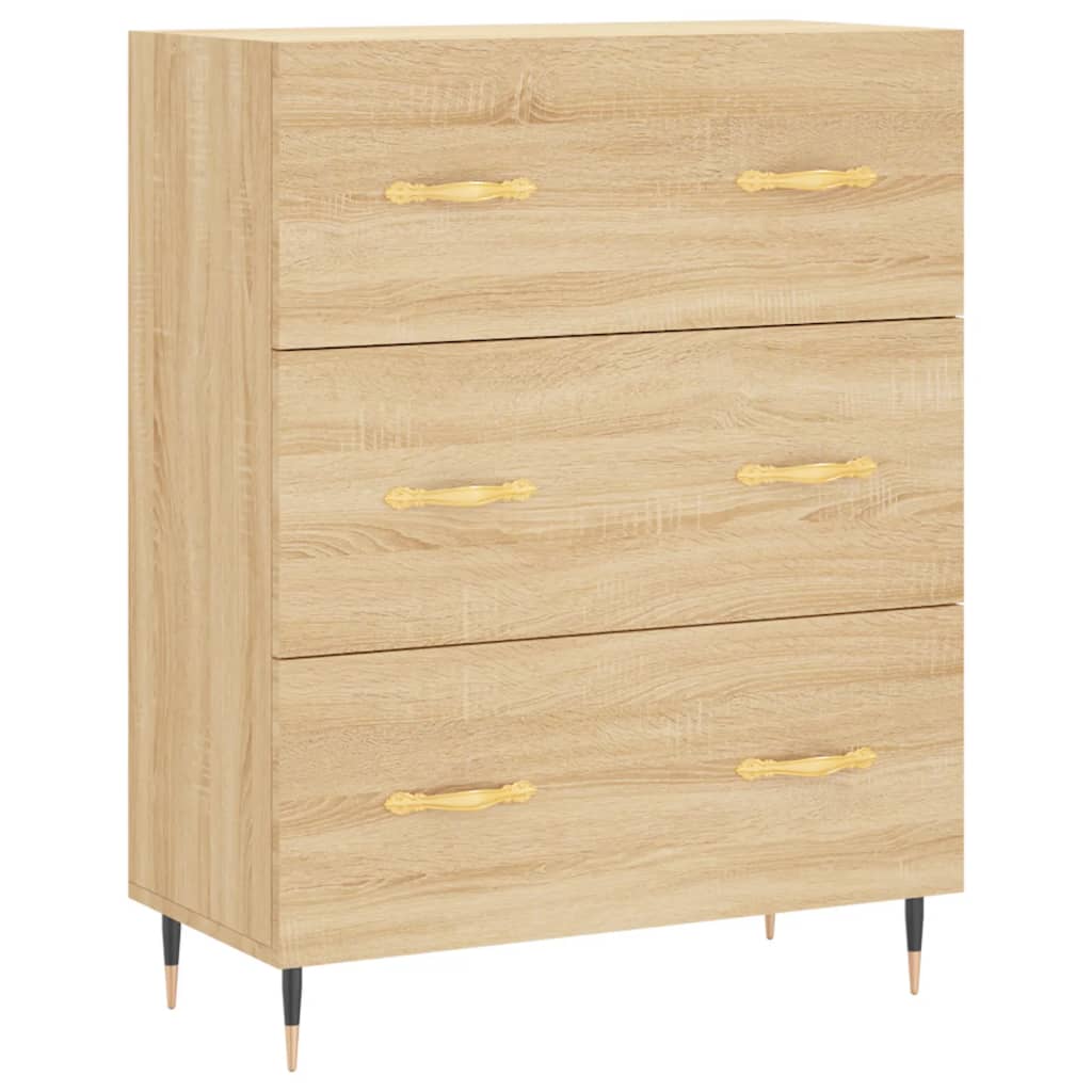 Komoda boja hrasta sonome 69,5x34x90 cm od konstruiranog drva