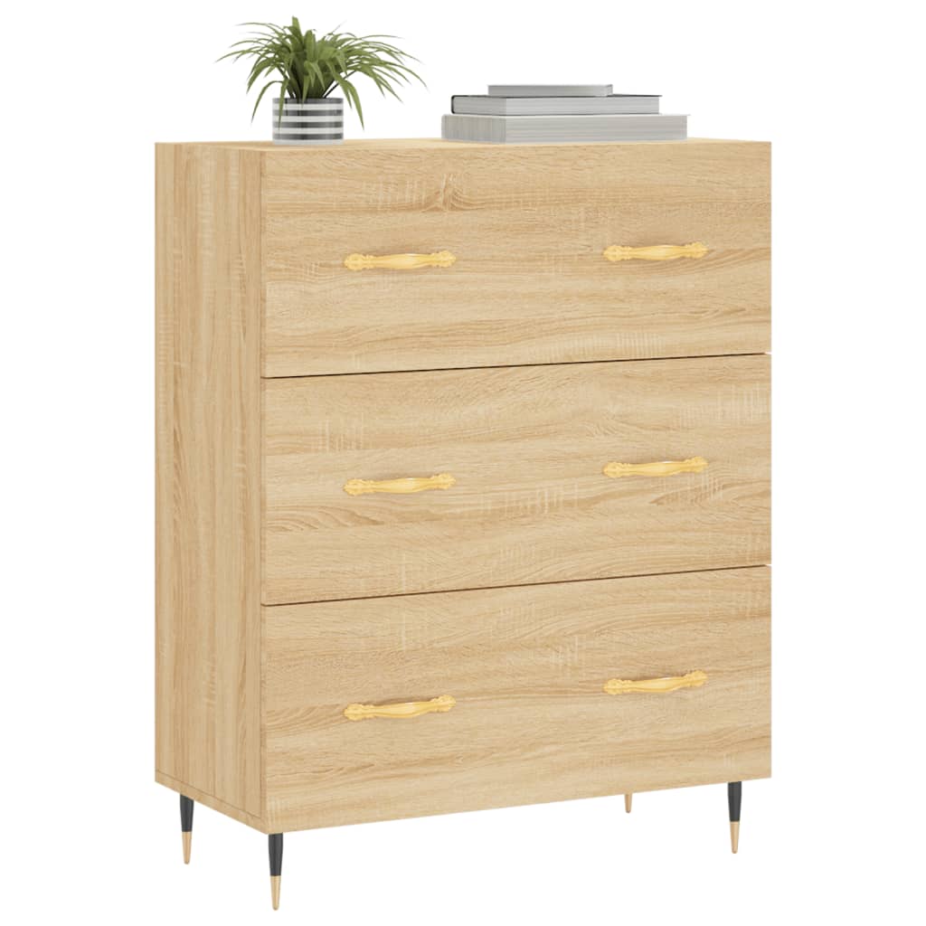 Komoda boja hrasta sonome 69,5x34x90 cm od konstruiranog drva
