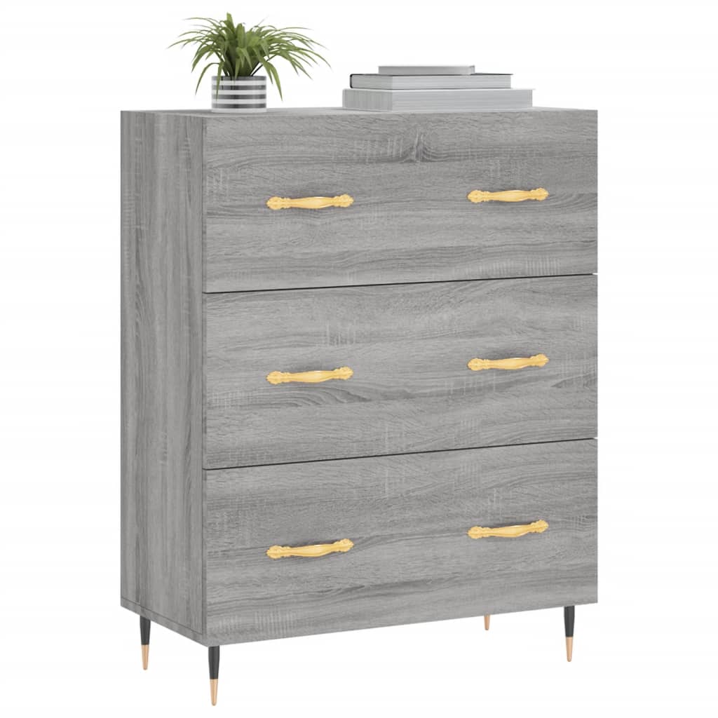 Komoda boja hrasta sonome 69,5 x 34 x 90 cm konstruirano drvo