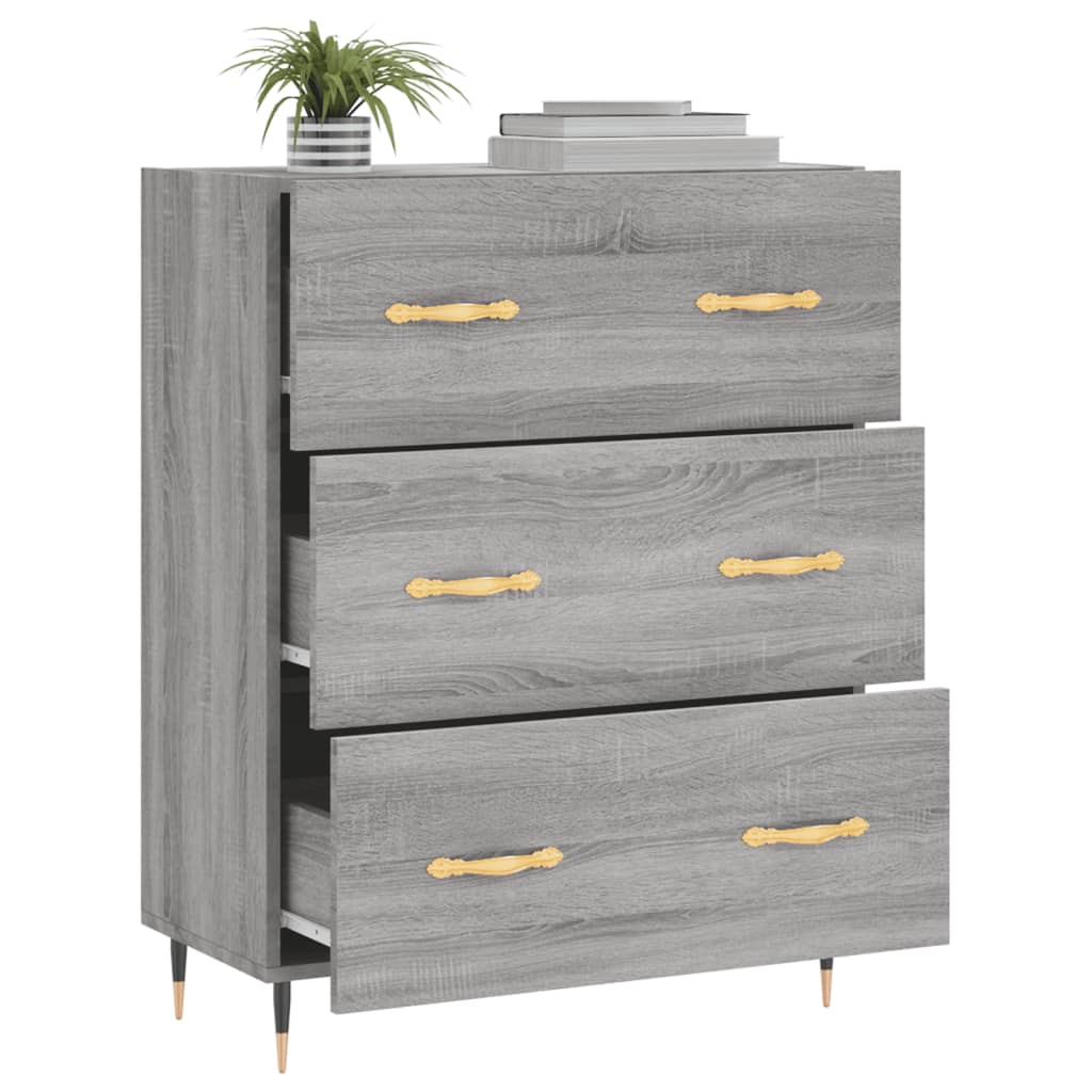Komoda boja hrasta sonome 69,5 x 34 x 90 cm konstruirano drvo