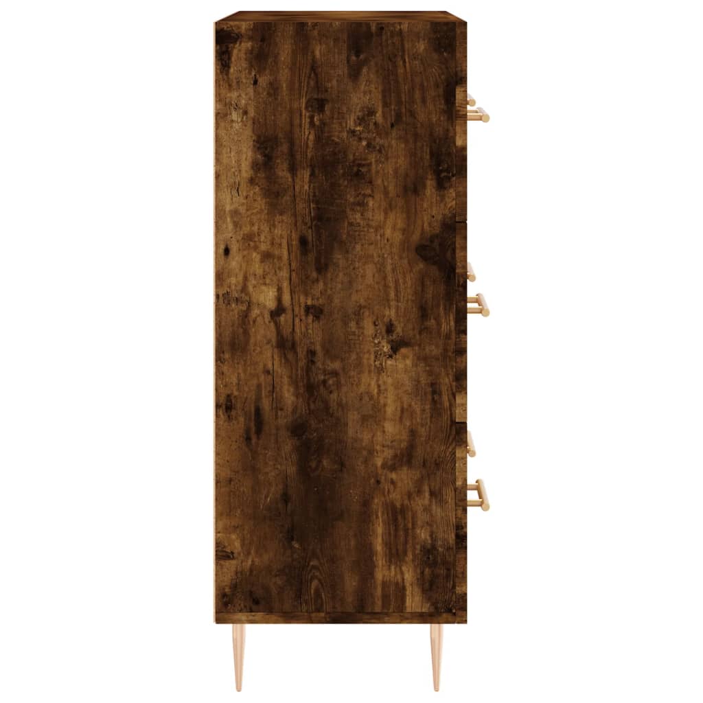 Komoda boja dimljenog hrasta 69,5x34x90 cm konstruirano drvo
