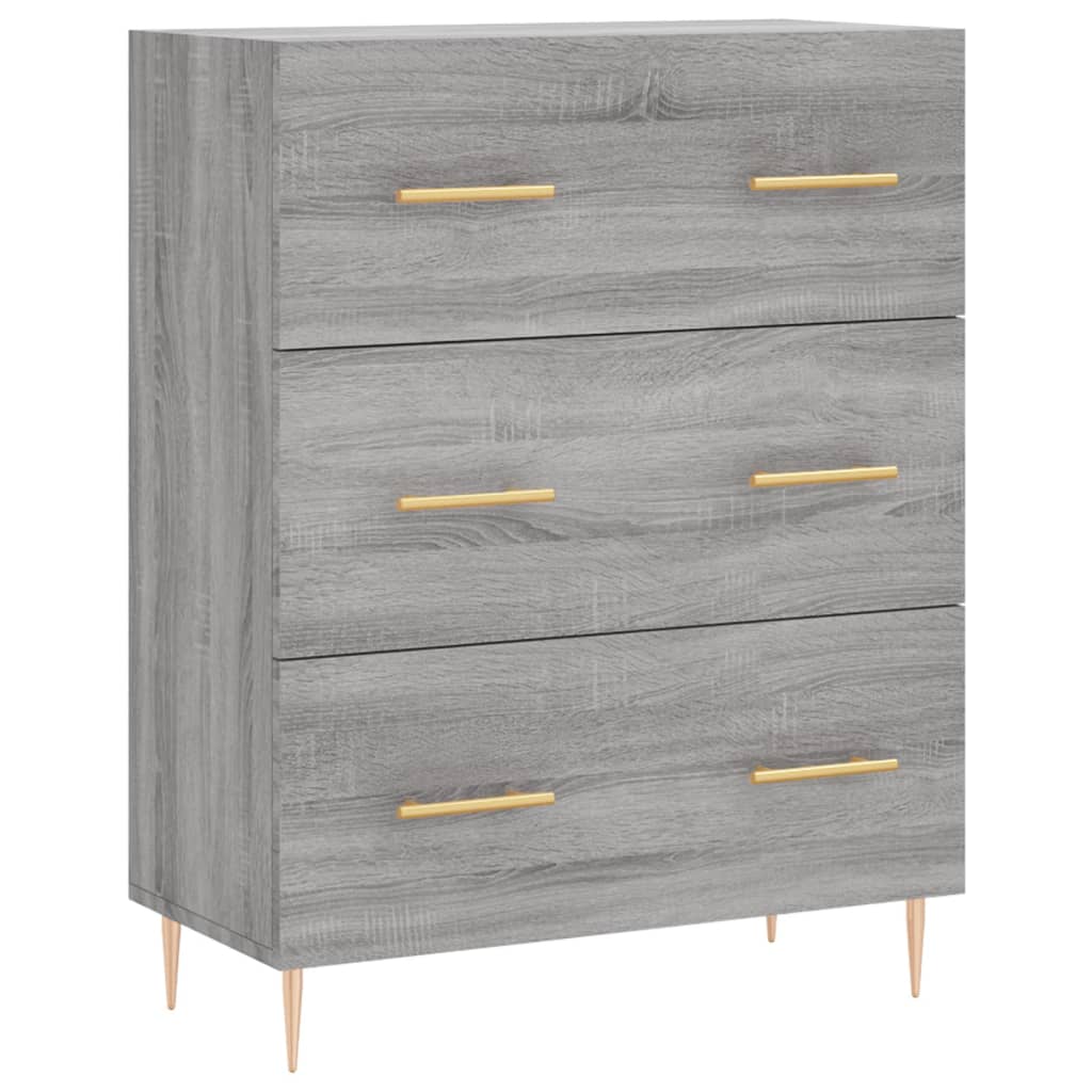Komoda boja hrasta sonome 69,5 x 34 x 90 cm konstruirano drvo