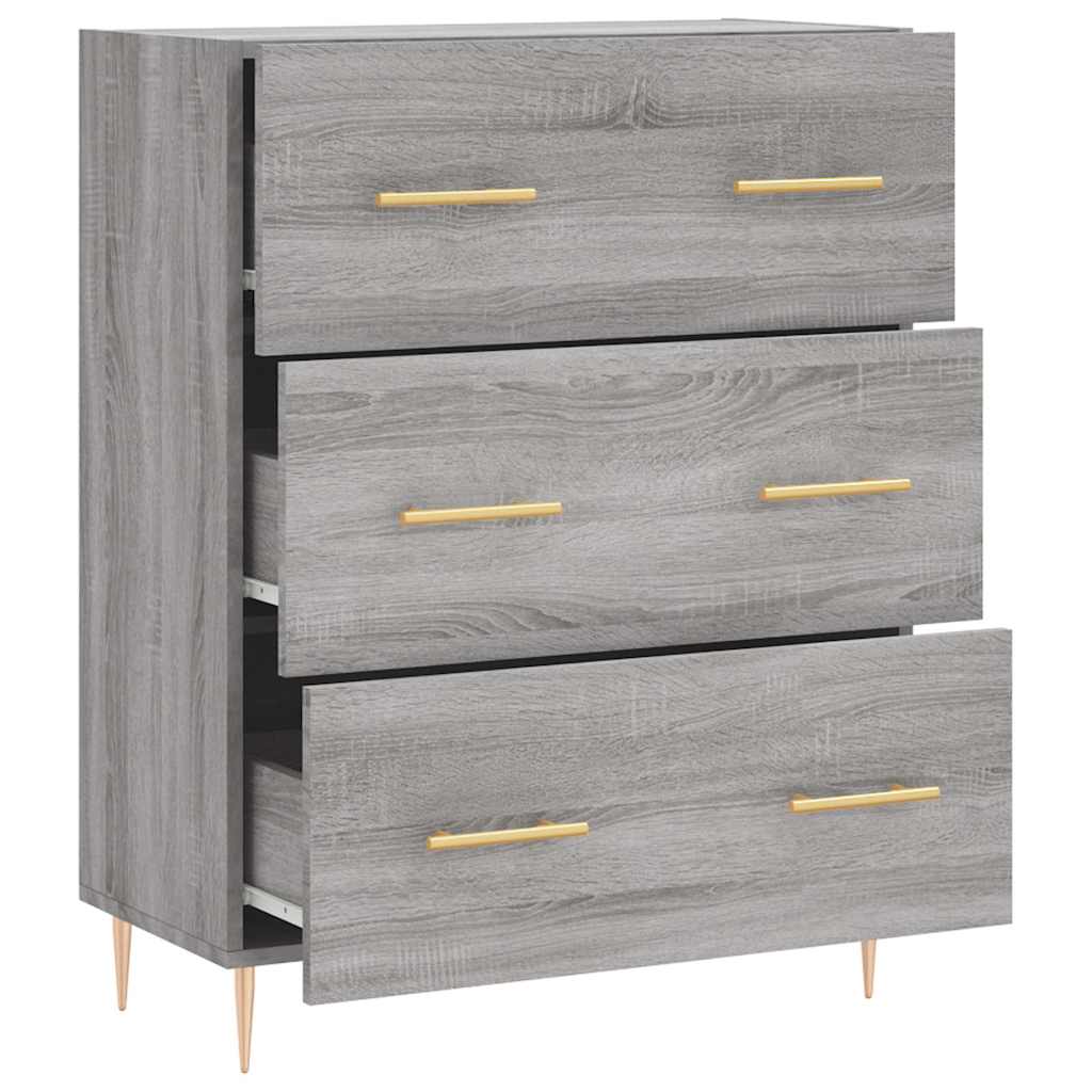 Komoda boja hrasta sonome 69,5 x 34 x 90 cm konstruirano drvo