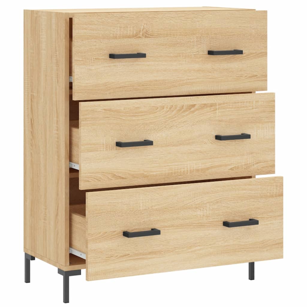 Komoda boja hrasta sonome 69,5x34x90 cm od konstruiranog drva