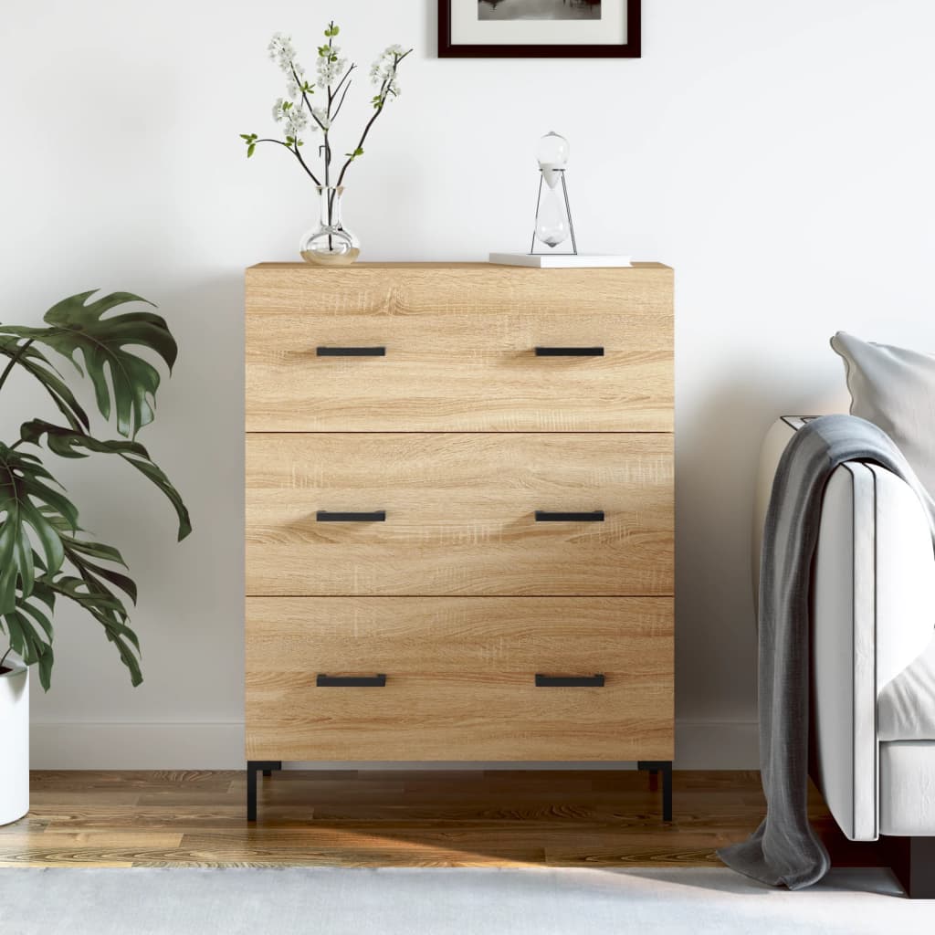 Komoda boja hrasta sonome 69,5x34x90 cm od konstruiranog drva