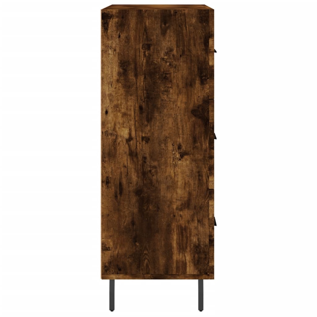 Komoda boja dimljenog hrasta 69,5x34x90 cm konstruirano drvo