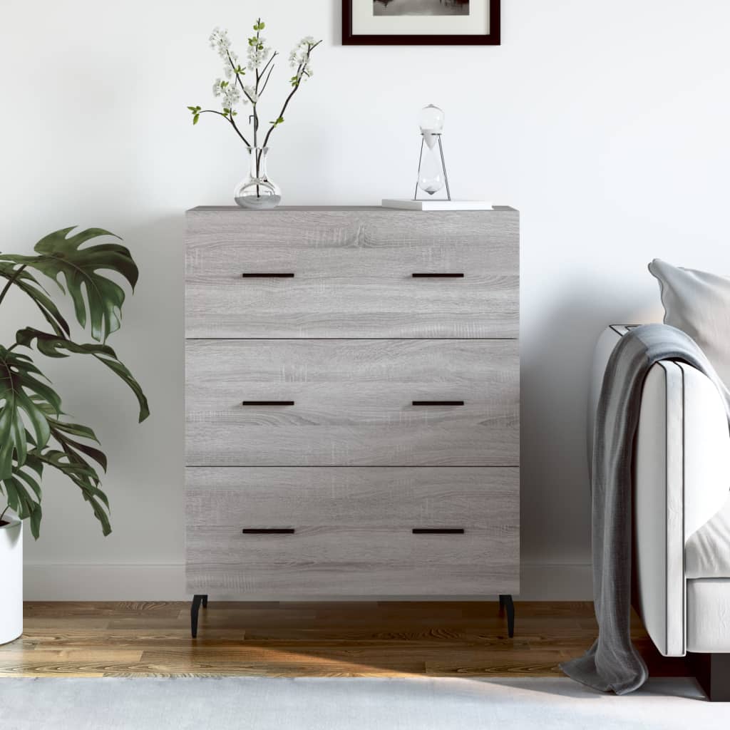 Komoda boja hrasta sonome 69,5 x 34 x 90 cm konstruirano drvo
