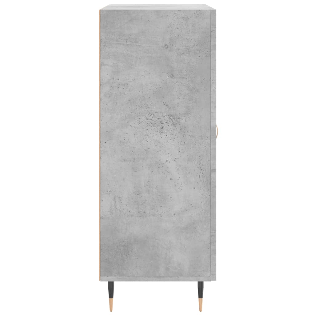 Komoda siva boja betona 69,5x34x90 cm od konstruiranog drva