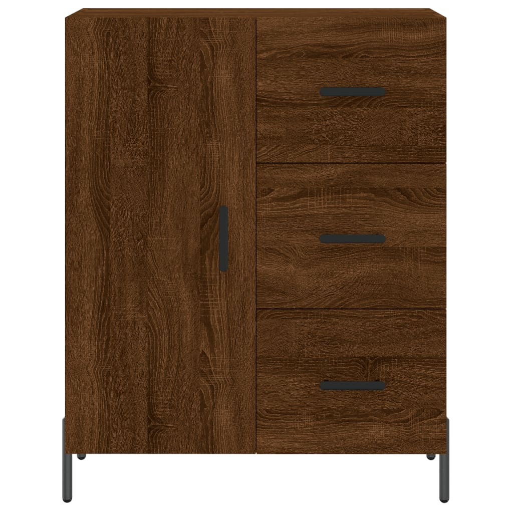 Komoda boja smeđeg hrasta 69,5x34x90 cm od konstruiranog drva