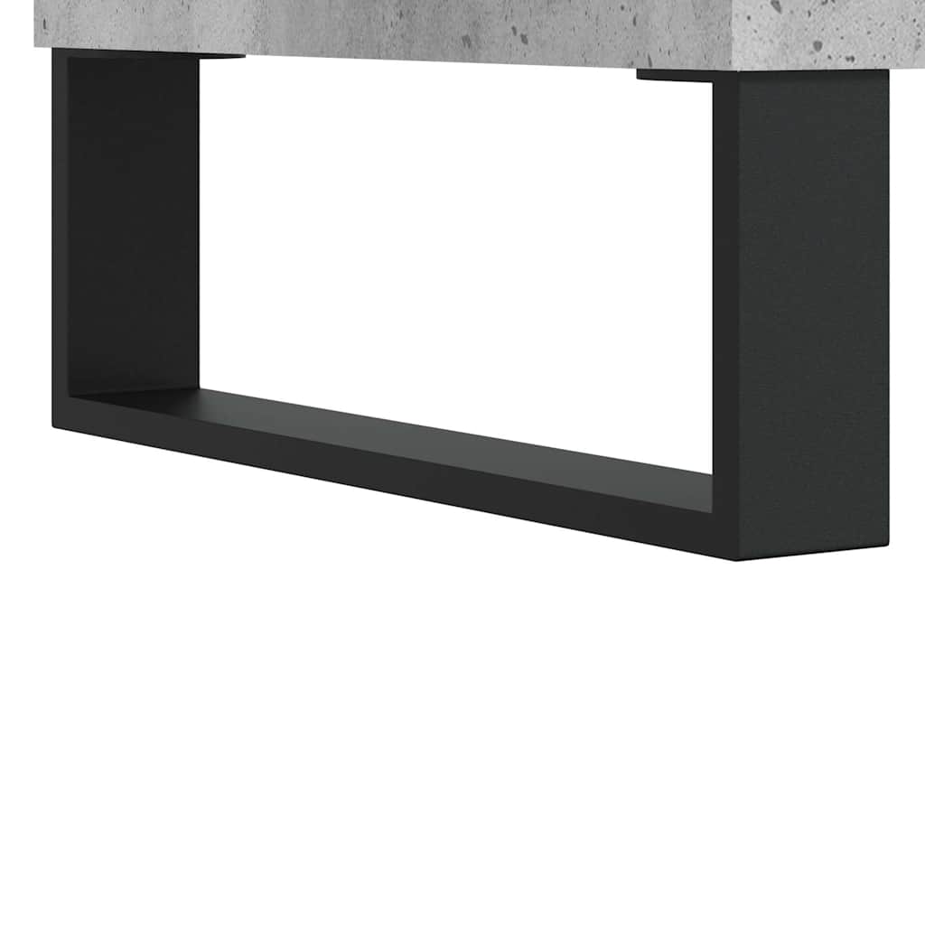 Komoda siva boja betona 69,5x34x90 cm od konstruiranog drva