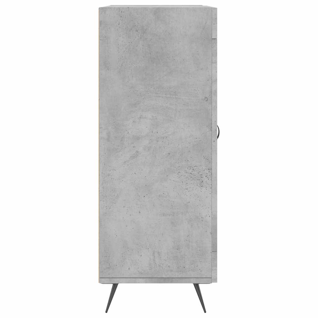 Komoda siva boja betona 69,5x34x90 cm od konstruiranog drva