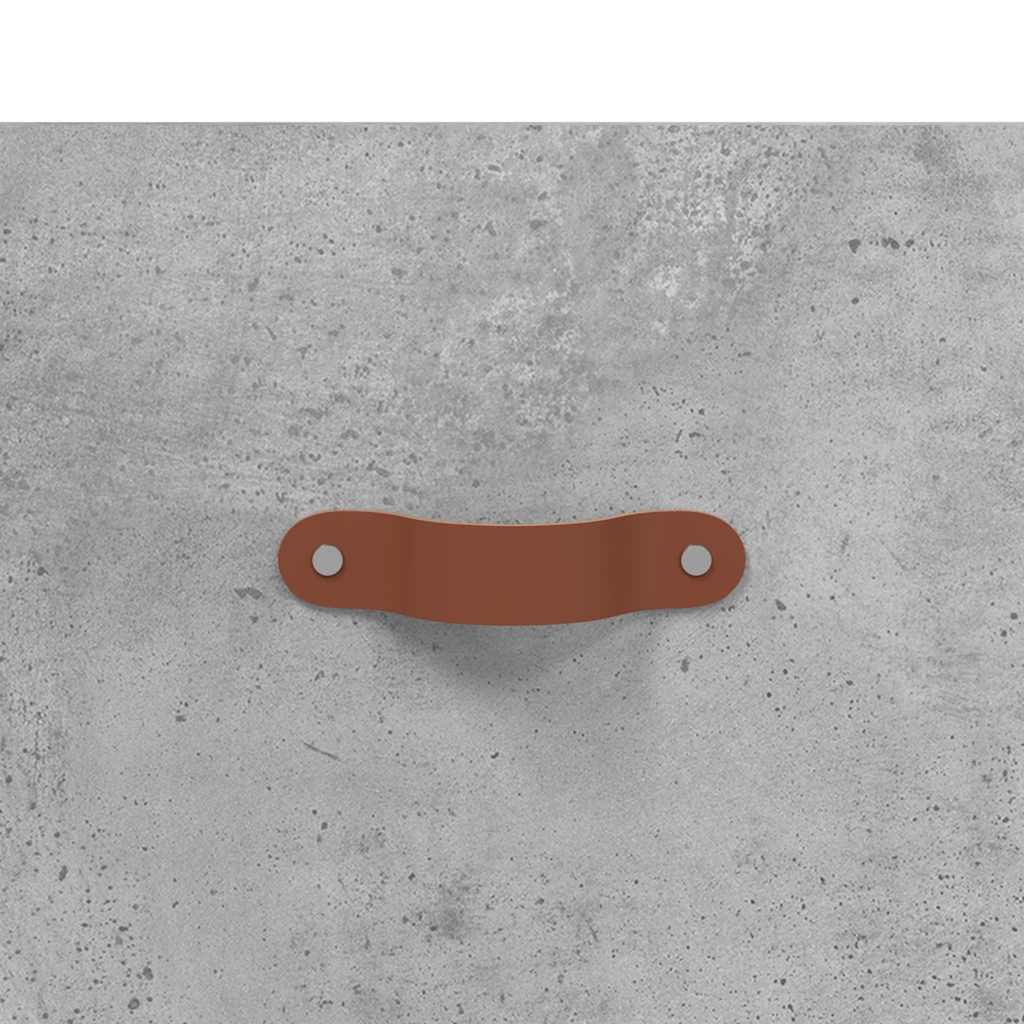 Komoda siva boja betona 69,5x34x90 cm od konstruiranog drva