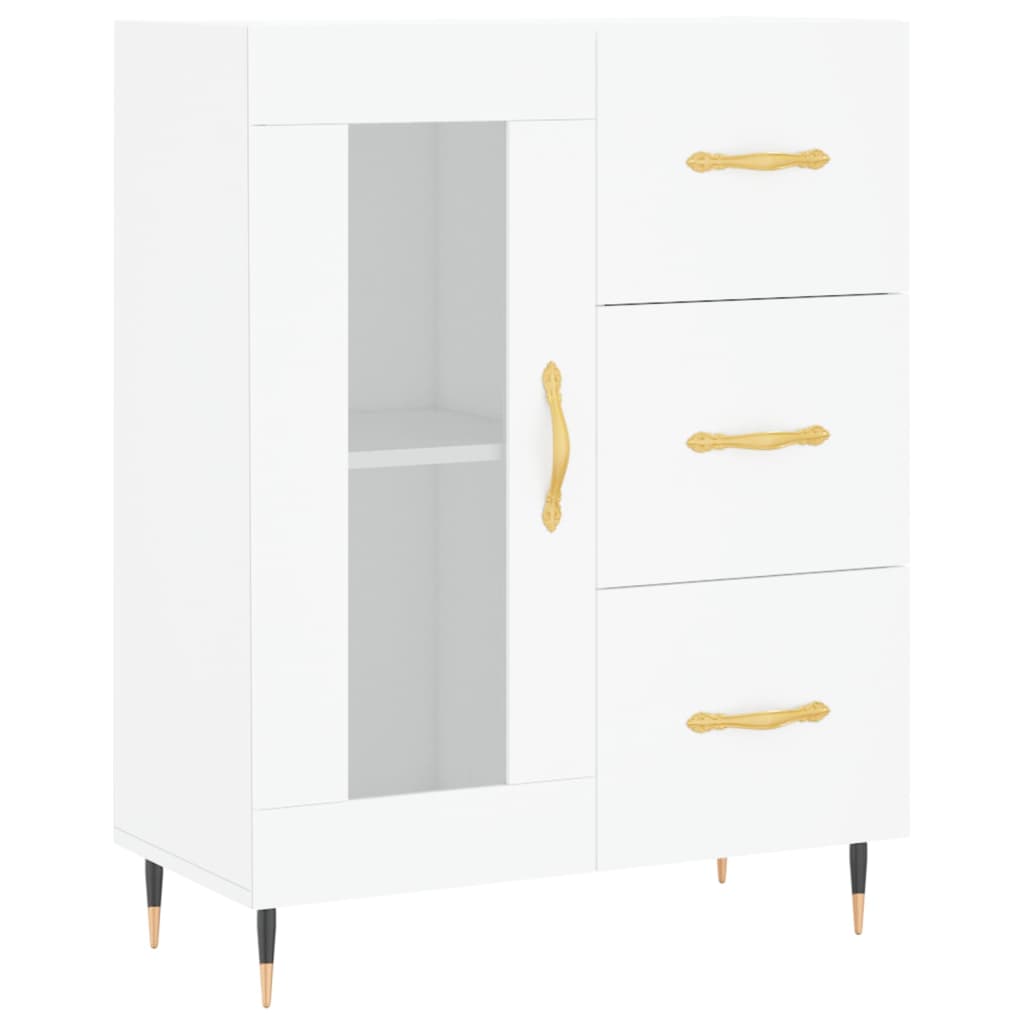 Komoda bijela 69,5x34x90 cm od konstruiranog drva