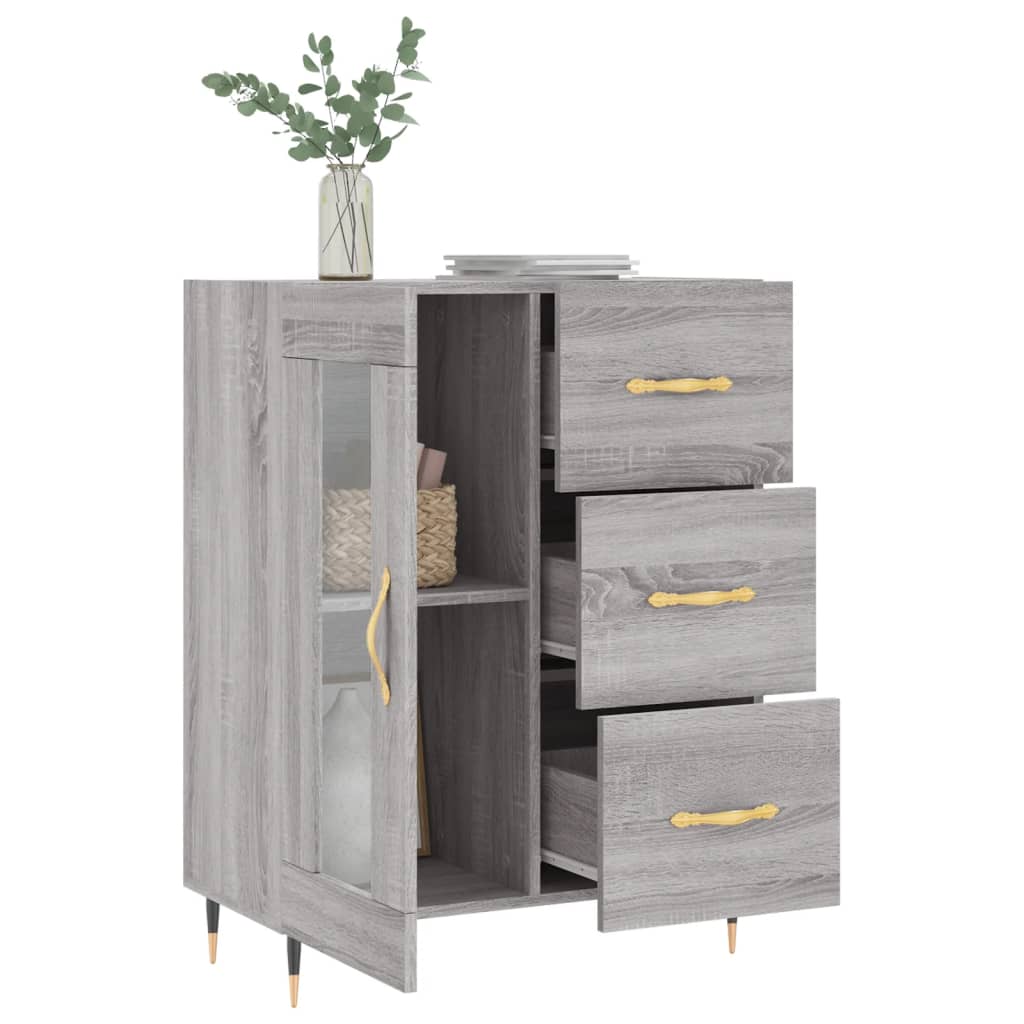 Komoda boja hrasta sonome 69,5 x 34 x 90 cm konstruirano drvo