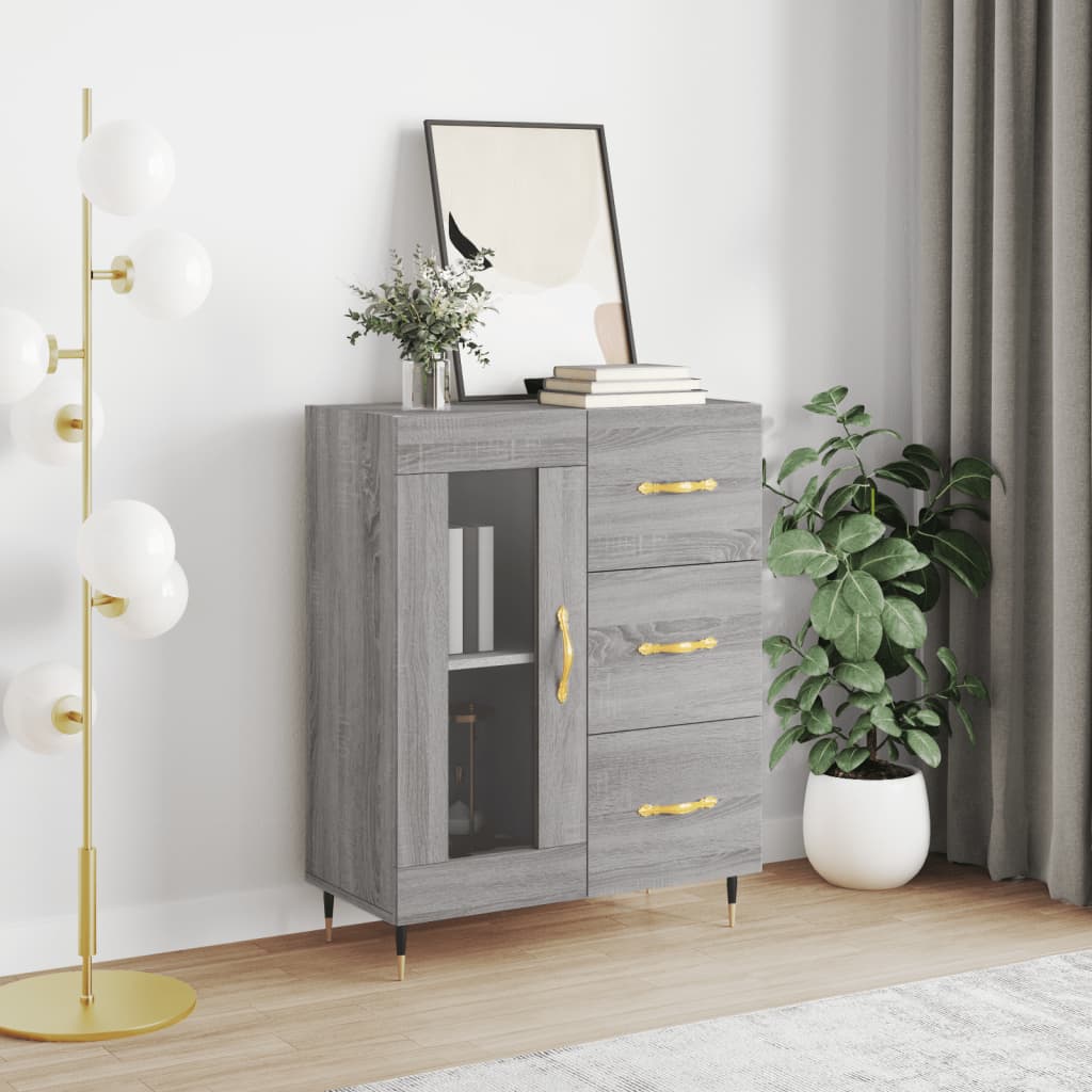 Komoda boja hrasta sonome 69,5 x 34 x 90 cm konstruirano drvo