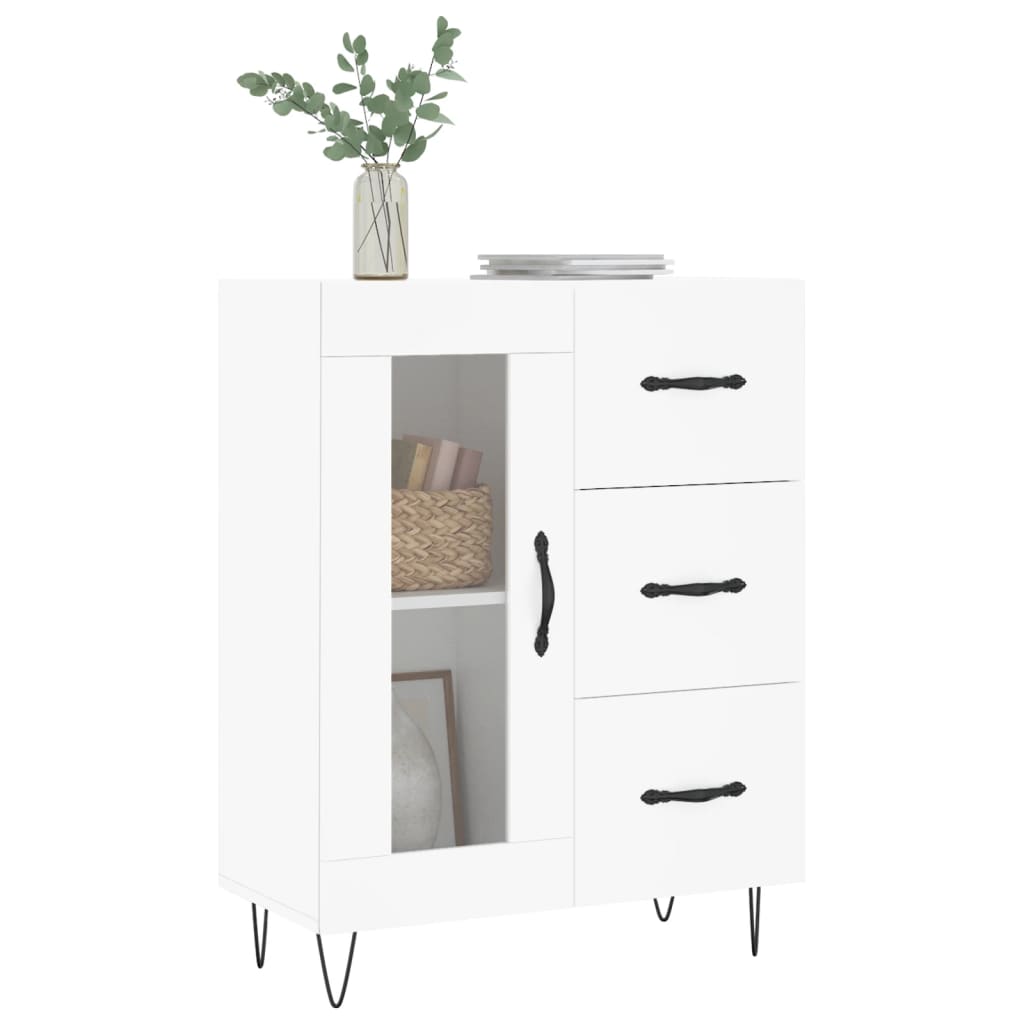 Komoda bijela 69,5x34x90 cm od konstruiranog drva