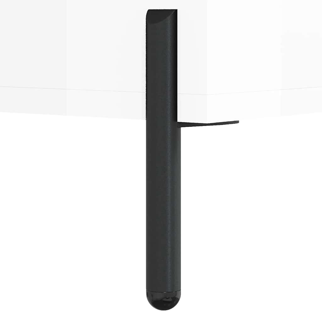 Komoda sjajna bijela 69,5x34x90 cm od konstruiranog drva
