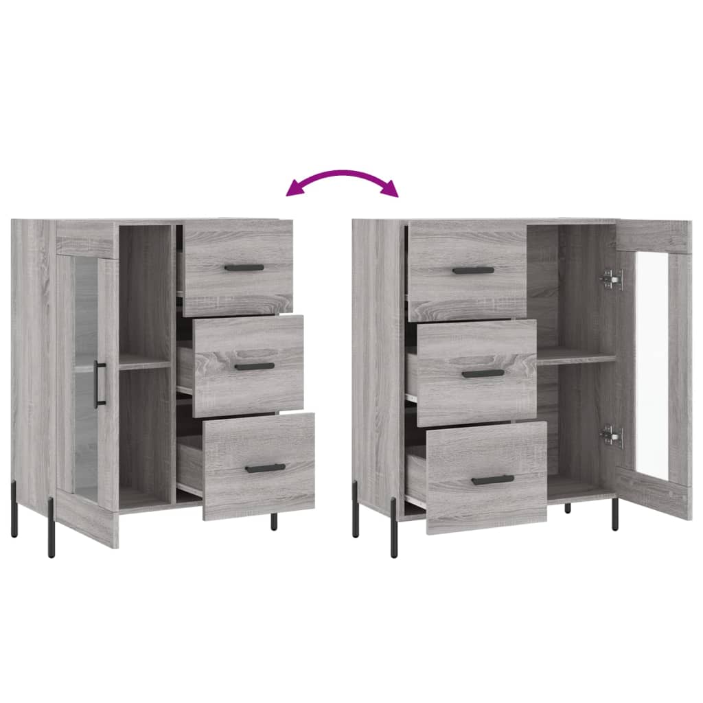 Komoda boja hrasta sonome 69,5 x 34 x 90 cm konstruirano drvo