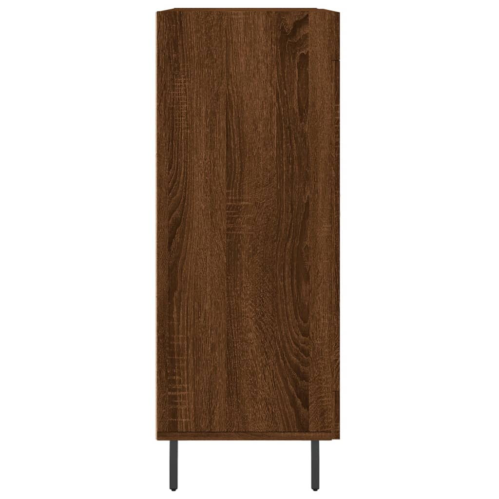 Komoda boja smeđeg hrasta 69,5x34x90 cm od konstruiranog drva