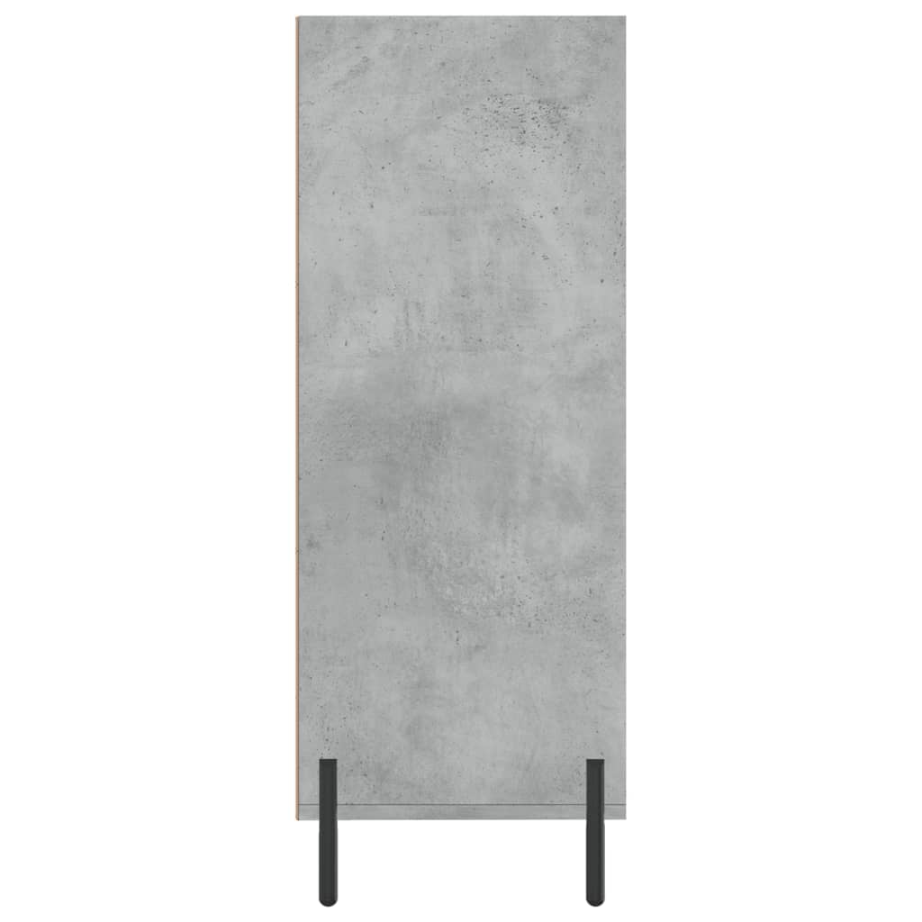 Ormarić s policama boja betona 69,5x32,5x90cm konstruirano drvo