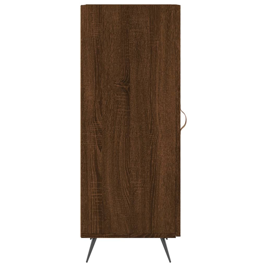 Komoda boja smeđeg hrasta 34,5 x 34 x 90 cm konstruirano drvo